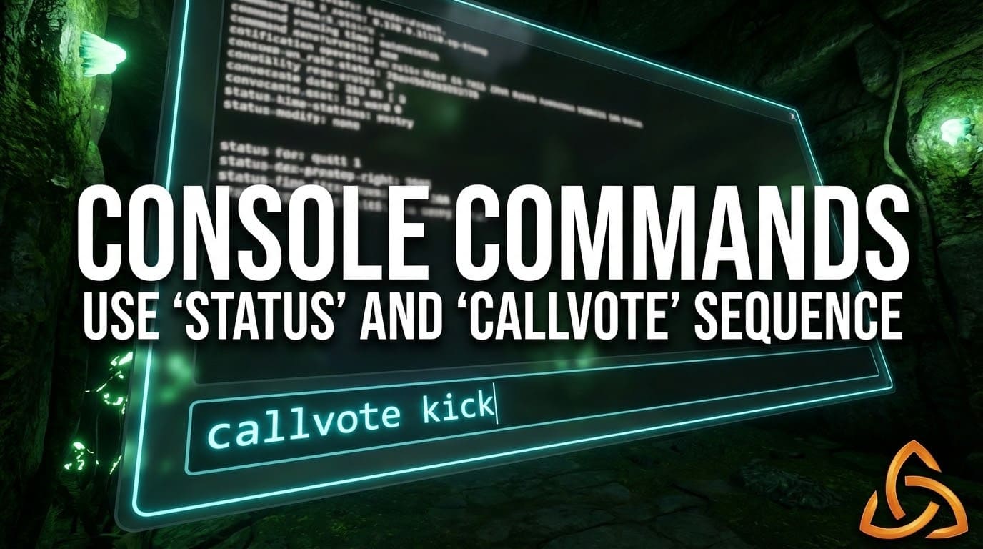 cs2 developer console view showing status command output